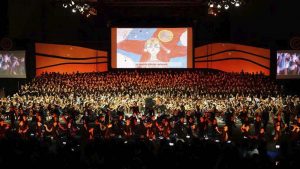 Más de 1.200 niños y niñas participan en un espectáculo cultural musical - beon. Worldwide 7