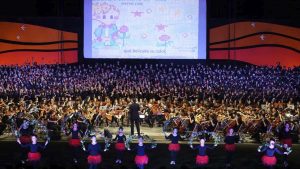 Más de 1.200 niños y niñas participan en un espectáculo cultural musical - beon. Worldwide 13