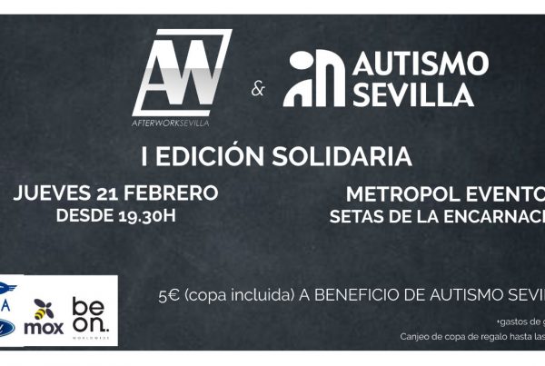 Primer AfterWork Solidario Autismo Sevilla